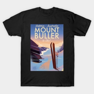 Mount Bullier Ski travel poster T-Shirt